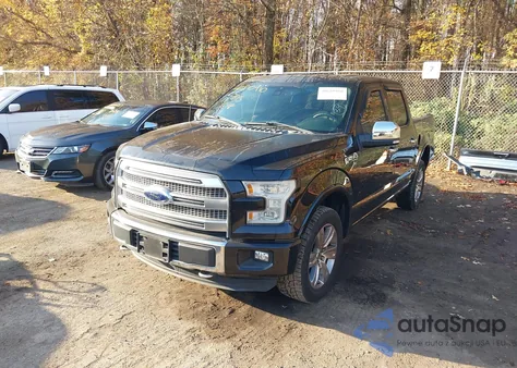 2016 Ford F-150 Platinum из США, поврежденный, VIN 1FTEW1EF2GFC45803